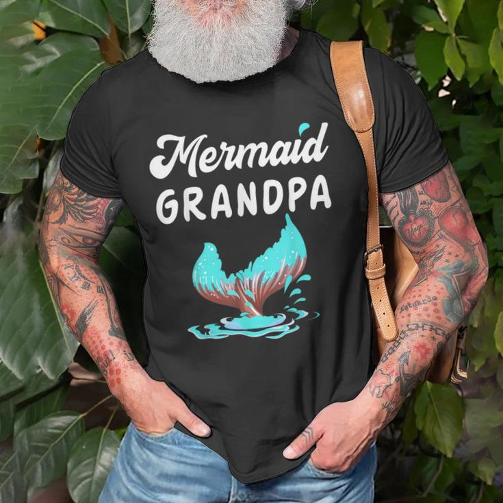 Mermaid Grandpa Girl Mermaid Party Gift For Mens Old Men T-shirt Gifts for Old Men