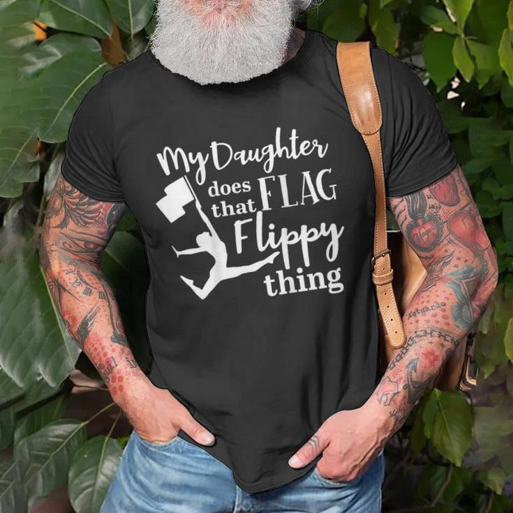 My Daughter Does That Flag Flippy Thing Proud Dad Proud Mom Old Men T-shirt Gifts for Old Men