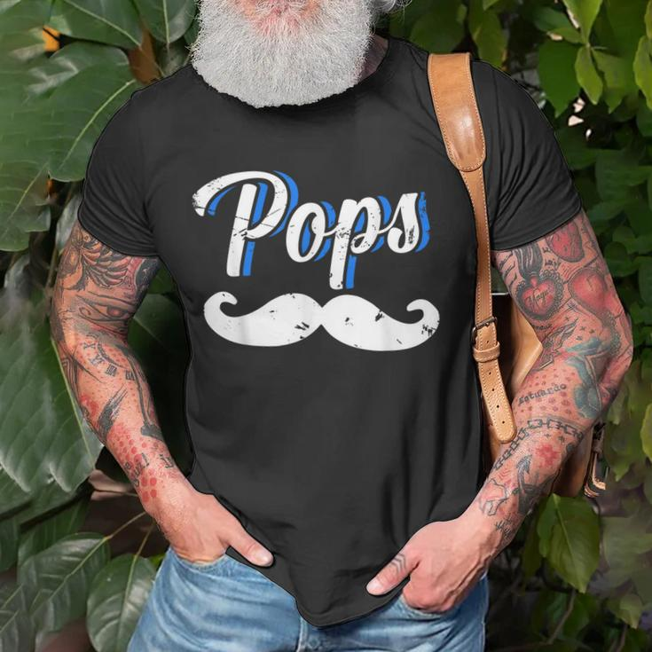 Pops Poppa Papa Father Dad Daddy Husband Stepdad Grandpa Gift For Mens Old Men T-shirt Gifts for Old Men
