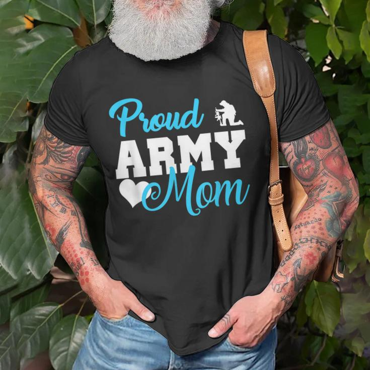 Proud Army Mom Military Mother Family Gift Army MomOld Men T-shirt Gifts for Old Men