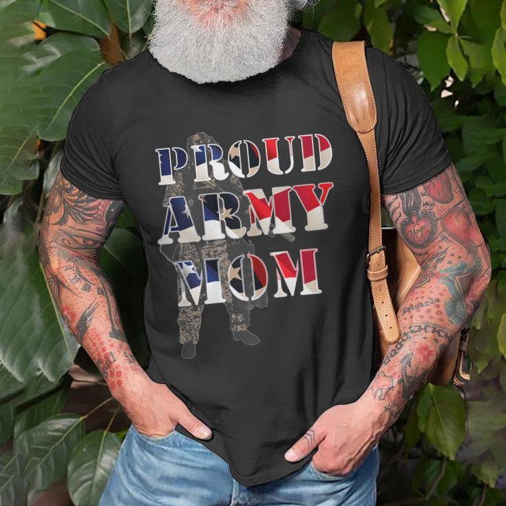 Proud Army Mom Military Mother Proud Army Family Marine Gift For Womens Old Men T-shirt Gifts for Old Men