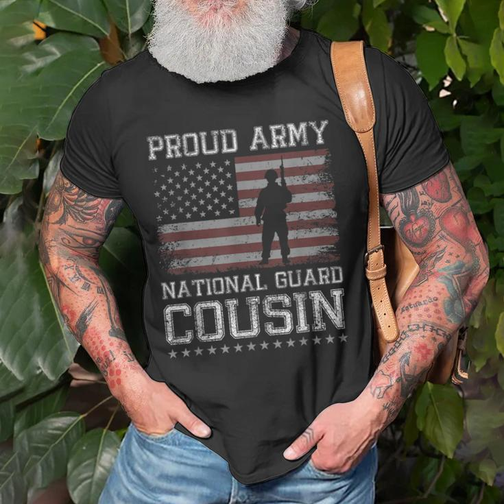 Proud Army National Guard Cousin Us Military Gift Gift For Mens Old Men T-shirt Gifts for Old Men