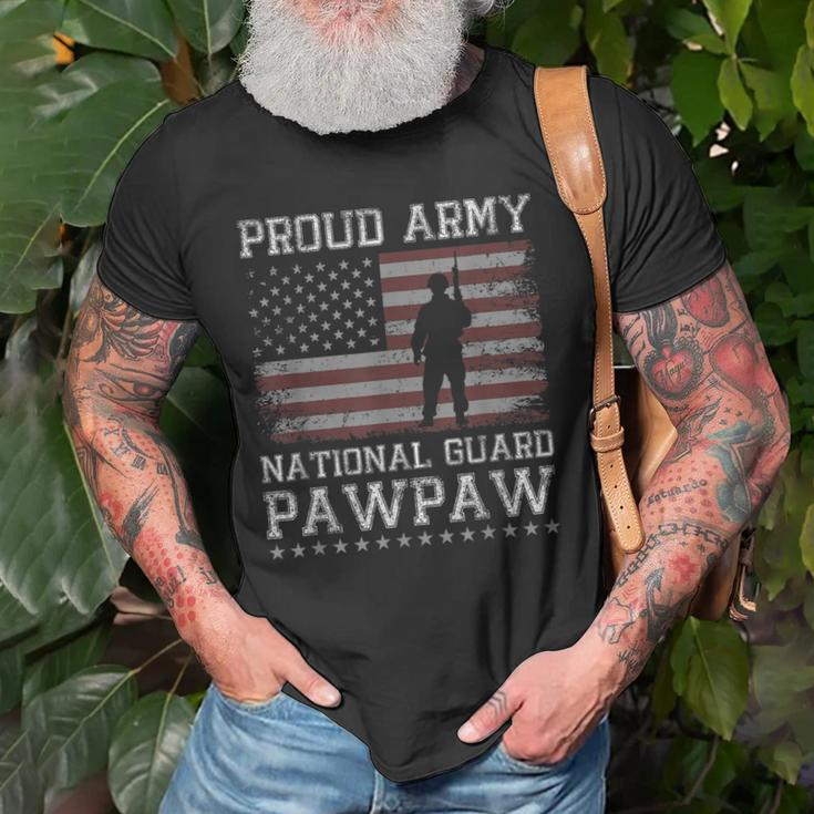 Proud Army National Guard Pawpaw Us Military Gift Gift For Mens Old Men T-shirt Gifts for Old Men