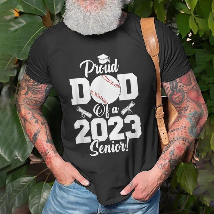 Proud Dad Of A Baseball Senior 2023 Funny Baseball Dad Old Men T-shirt Gifts for Old Men