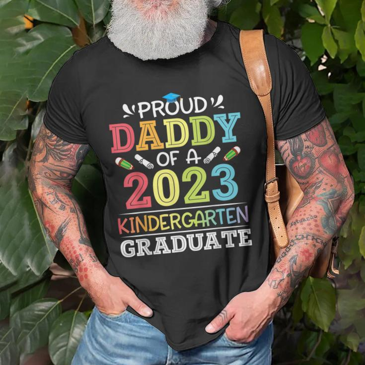 Proud Daddy Of A 2023 Kindergarten Graduate Son Daughter Dad Old Men T-shirt Gifts for Old Men