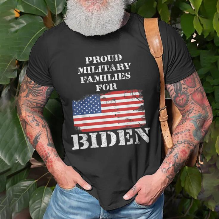 Proud Military Veterans Families For Biden Anti Trump Old Men T-shirt Gifts for Old Men