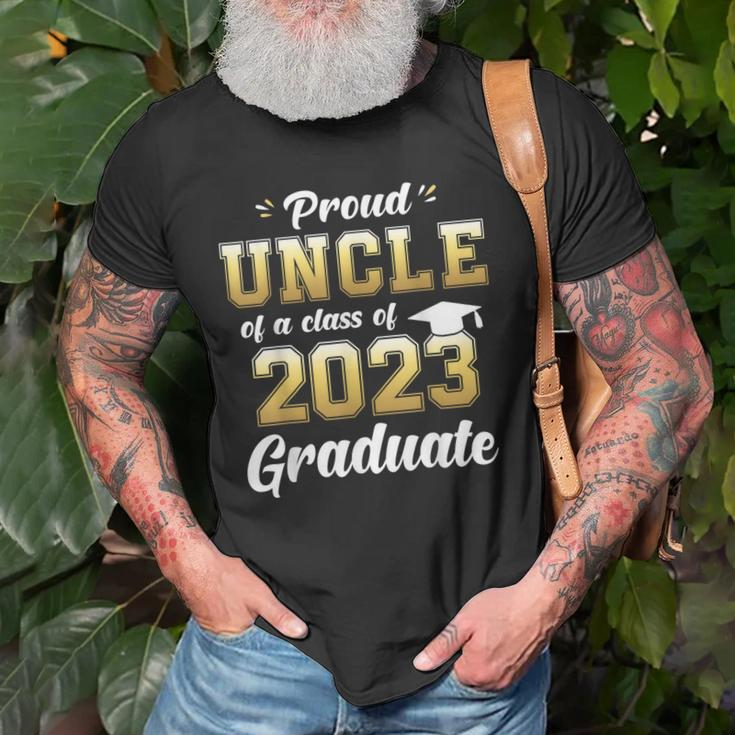 Proud Uncle Of A Class Of 2023 Graduate Senior 23 Gift For Mens Old Men T-shirt Gifts for Old Men