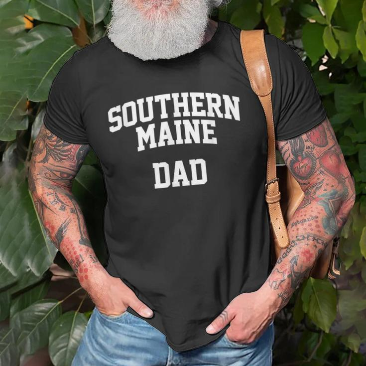 Southern Maine Dad Athletic Arch College University Alumni Old Men T-shirt Gifts for Old Men