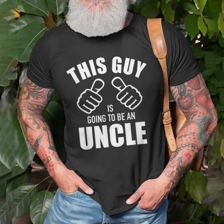 This Guy Is Going To Be An Uncle Pregnancy Announcement Gift For Mens Old Men T-shirt Gifts for Old Men