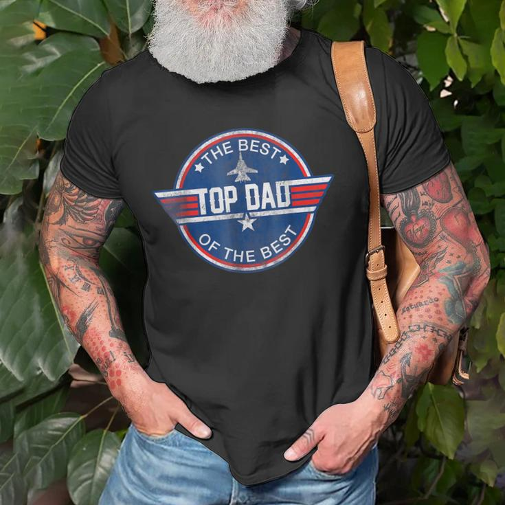 Top Dad The Best Of The Best Cool 80S 1980S Fathers Day Old Men T-shirt Gifts for Old Men