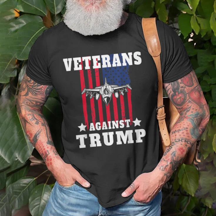 Veterans Against Trump Anti Trump Military Gifts Old Men T-shirt Gifts for Old Men