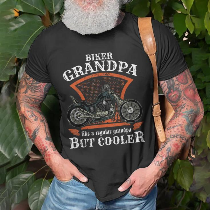Vintage Biker Grandpa Retro Custom Motorcycle Gift Gift For Mens Old Men T-shirt Gifts for Old Men