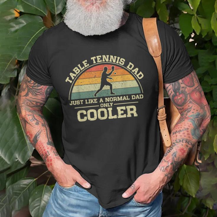 Vintage Table Tennis Dad Just Like A Normal Dad Only Cooler Gift For Mens Old Men T-shirt Gifts for Old Men