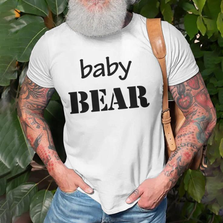 Baby Papa Bear Duo Father SonOld Men T-shirt Gifts for Old Men