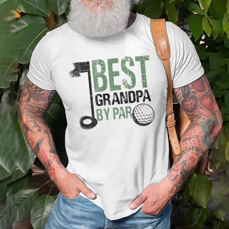 Best Grandpa By Par Graphic Novelty Sarcastic Funny Grandpa Old Men T-shirt Gifts for Old Men