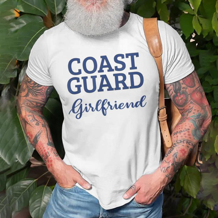 Coast Guard Girlfriend Military Family Gift Coast Guard Old Men T-shirt Gifts for Old Men