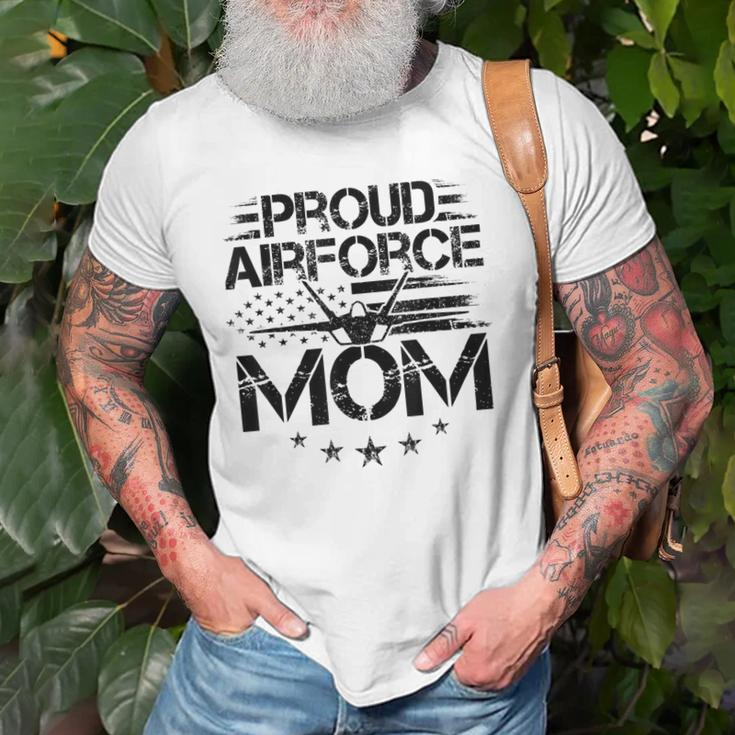 Proud Airforce Mom Military Soldier Mother Pride Gift Old Men T-shirt Gifts for Old Men