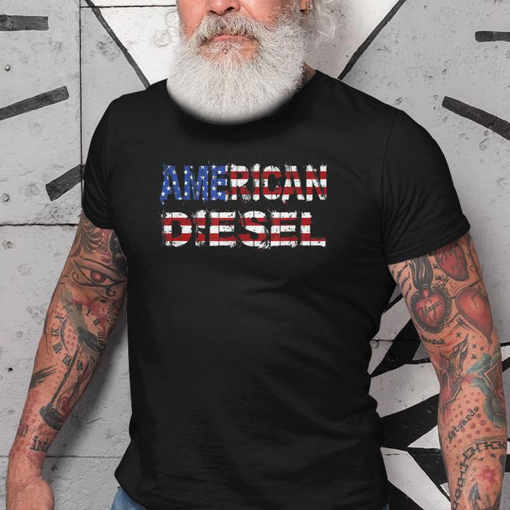 American Diesel Diesel Life Mechanic Roll Coal Old Men T-shirt