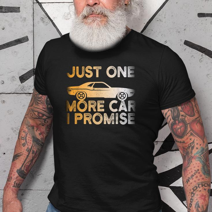 Car Just One More Car I Promise Mechanic Garage Gifts Old Men T-shirt