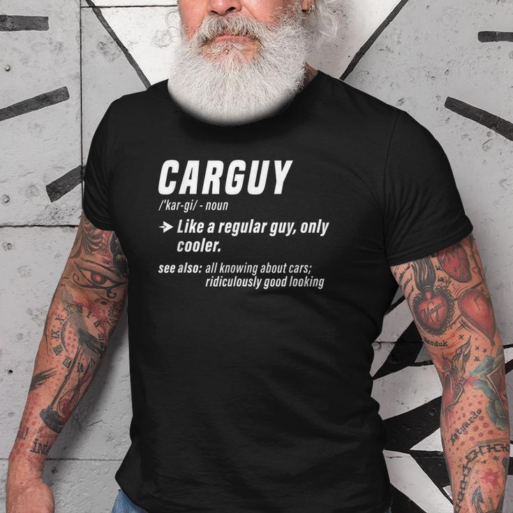 Carguy Definition Sport Car Lover Funny Car Mechanic Gift Old Men T-shirt