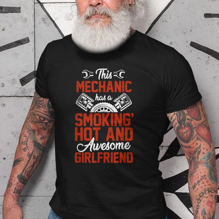 Diesel Aircraft Mechanic Has Girlfriend Old Men T-shirt