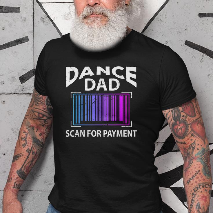 Funny Dance Dad Scan For Payment Old Men T-shirt