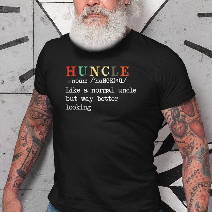 Funny Uncle Hunkle Definition Mens Boys Girls Old Men T-shirt