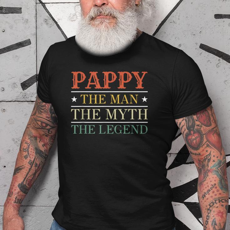 Grandpa Pappy Fathers Day Gifts Pappy Myth Legend Gift For Mens Old Men T-shirt
