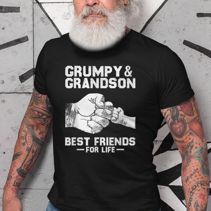Grumpy And Grandson Best Friends For Life Gift For Grandpa Old Men T-shirt