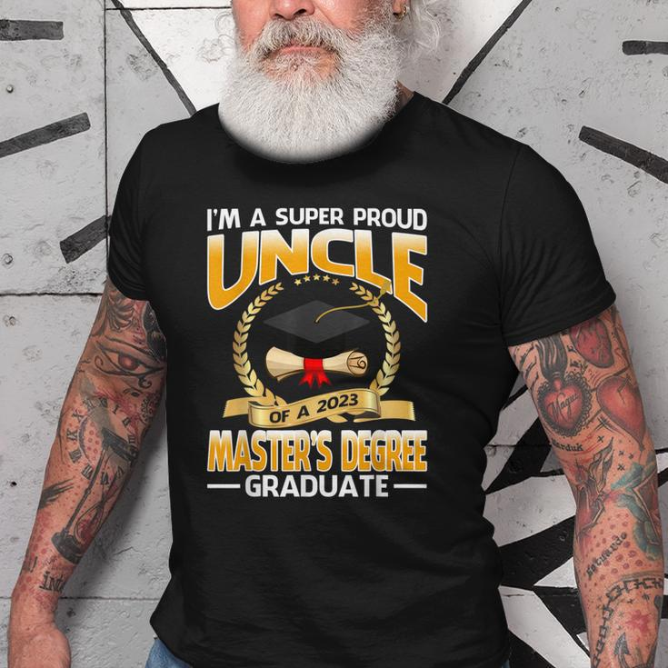 Im A Super Proud Uncle Of A 2023 Masters Degree Graduate Old Men T-shirt