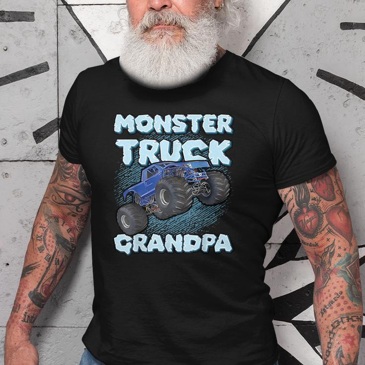 Monster Truck Grandpa For Grandpas Cool Funny Monster Truck Old Men T-shirt