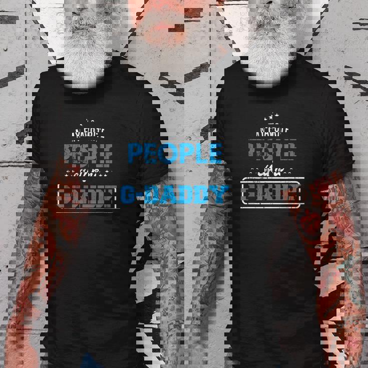 My Favorite People Call Me Gdaddy Vintage Grandpa Old Men T-shirt