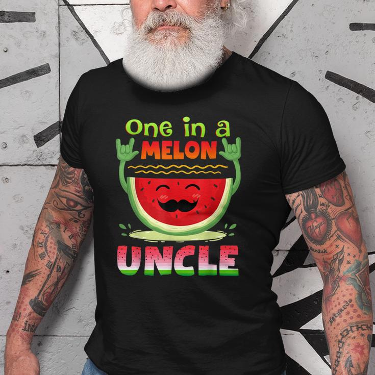 One In A Melon Uncle Funny Watermelon Old Men T-shirt