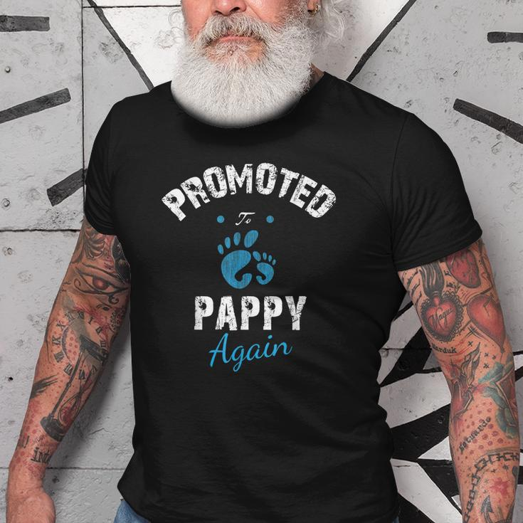Promoted To Grandpa Again 2019 Soon To Be Pappy Gift Old Men T-shirt