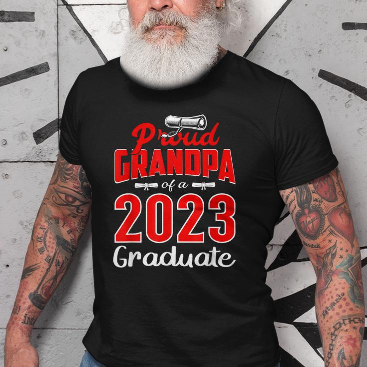Proud Grandpa Of A Class Of 2023 Graduate Gifts Senior 23 Old Men T-shirt