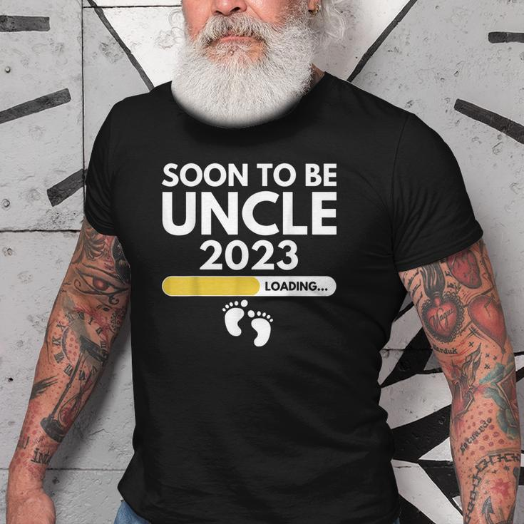 Soon To Be Uncle 2023 Fathers Day For New Uncle Gift For Mens Old Men T-shirt