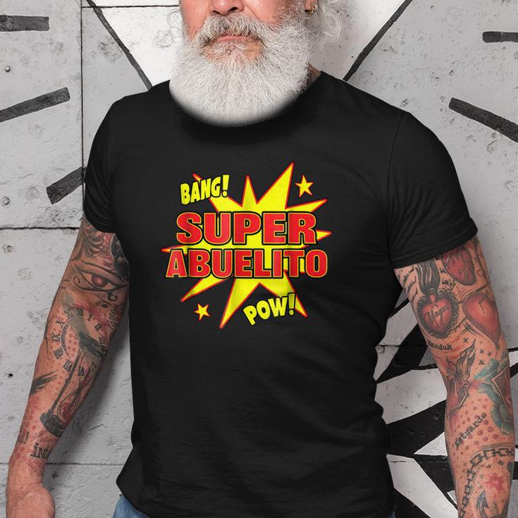 Super Abuelito Super Power Grandpa Grandfather Gift Gift For Mens Old Men T-shirt