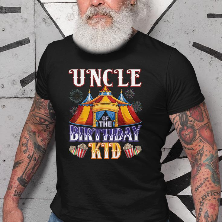 Uncle Of The Birthday Ringmaster Circus Party Old Men T-shirt