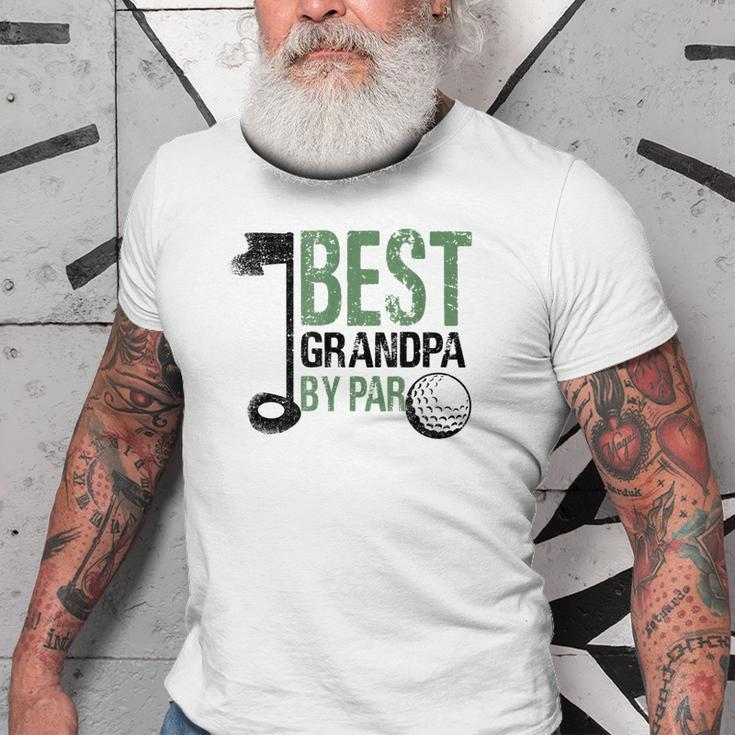 Best Grandpa By Par Graphic Novelty Sarcastic Funny Grandpa Old Men T-shirt