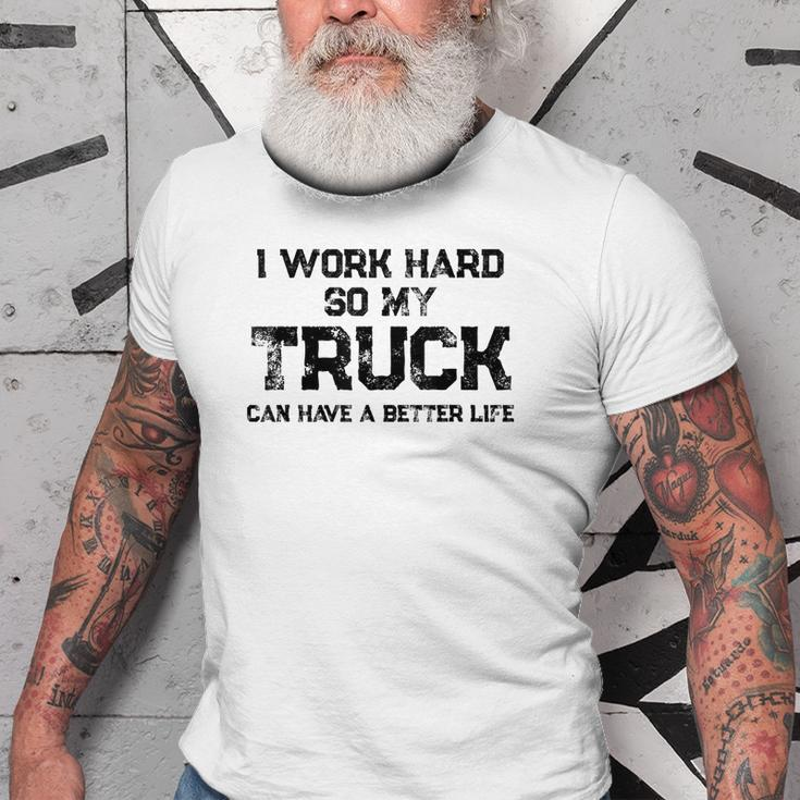 Truck Mechanic Funny Trucker Gifts For Men Diesel Gift For Mens Old Men T-shirt