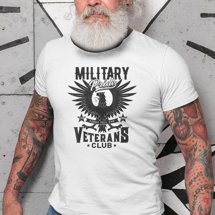 Veterans Military Pride Veterans Club Old Men T-shirt