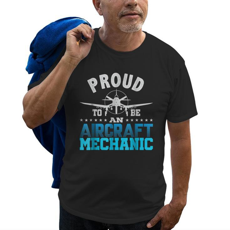Aircraft Mechanic T  Airplane Aviation Engineer Gift Old Men T-shirt
