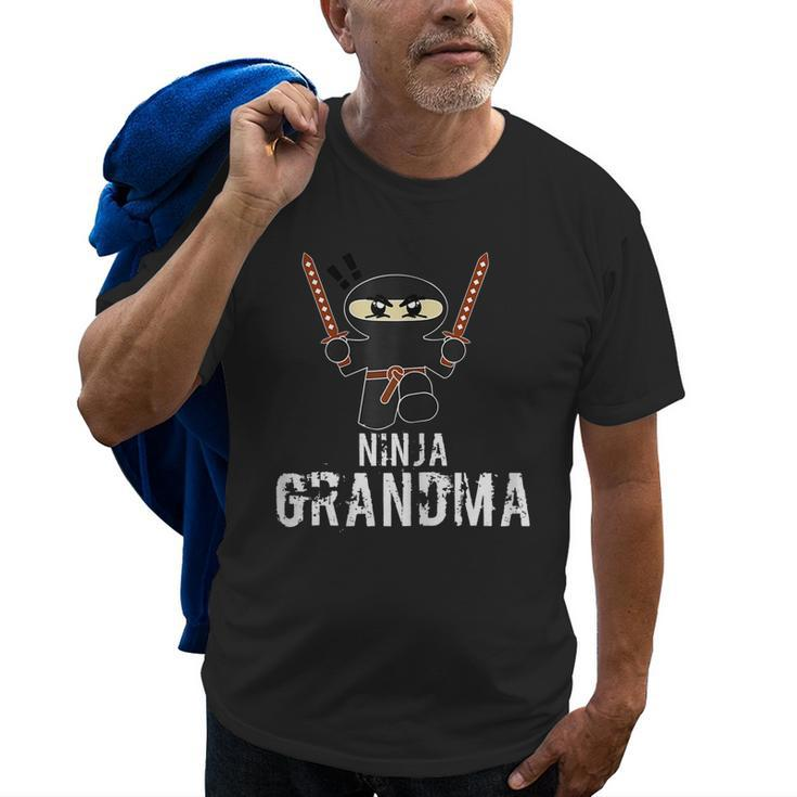 Awesome Grandma Nana Funny Ninja Love Grandparents Family Gift For Womens Old Men T-shirt