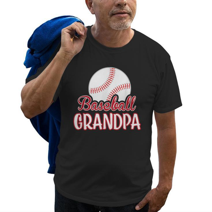 Baseball Grandpa Birthday Gift For GrandpaFathers Day Gift For Mens Old Men T-shirt