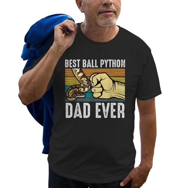 Beest Dad Ball Python Owner Gift Snake Lover Old Men T-shirt
