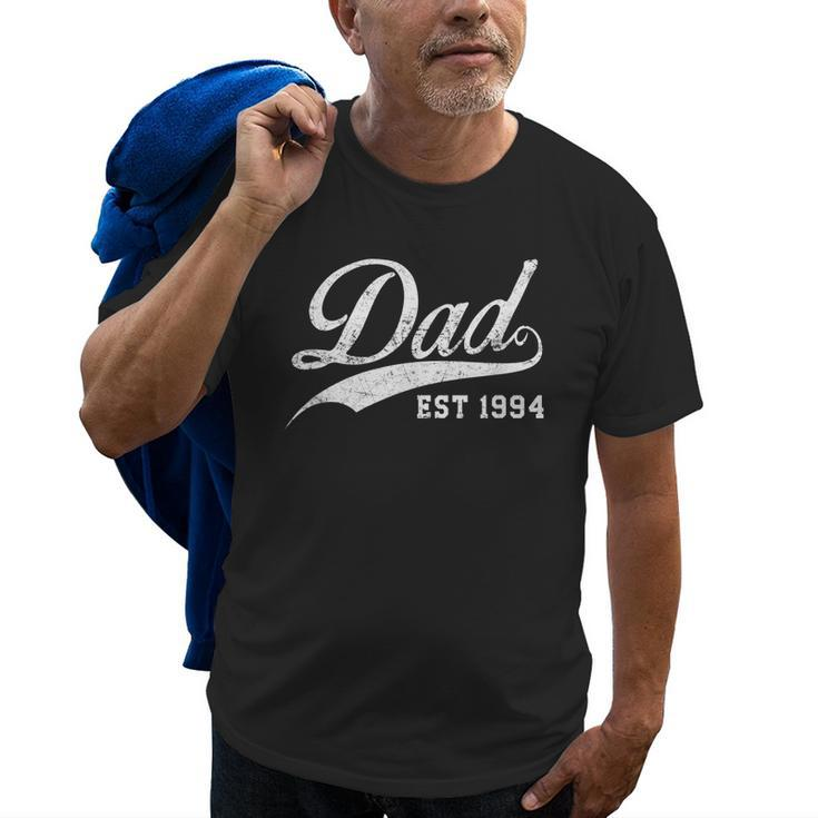 Dad Established 1994 Fathers Day Gift For Mens Old Men T-shirt