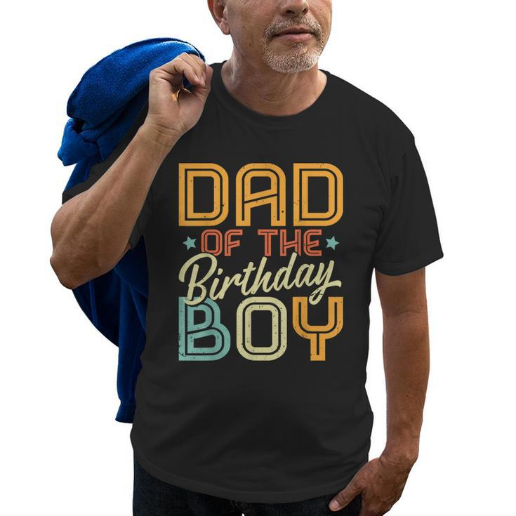Dad Of The Birthday Boy Birthday Party Old Men T-shirt