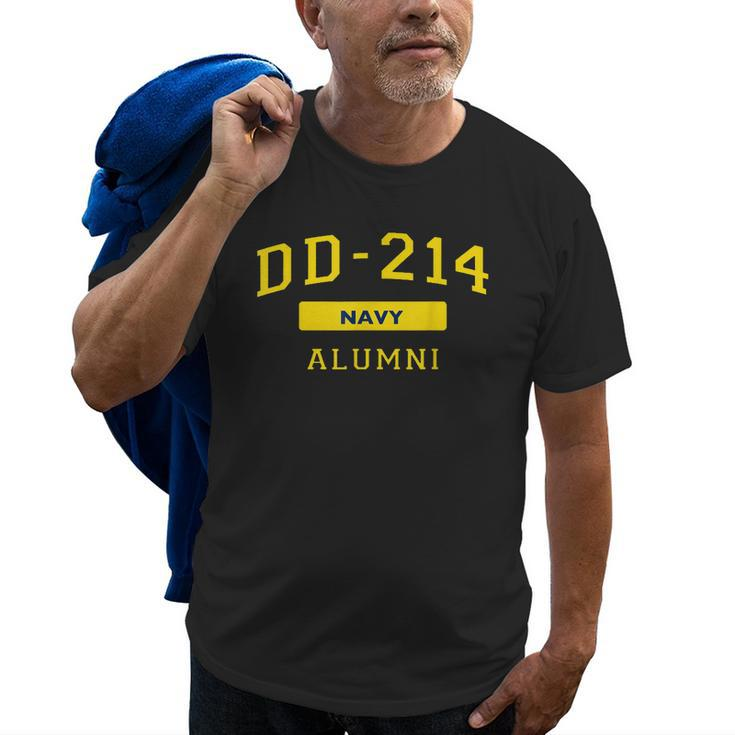 Dd214  Navy Alumni Us Veteran American Military Gift Old Men T-shirt
