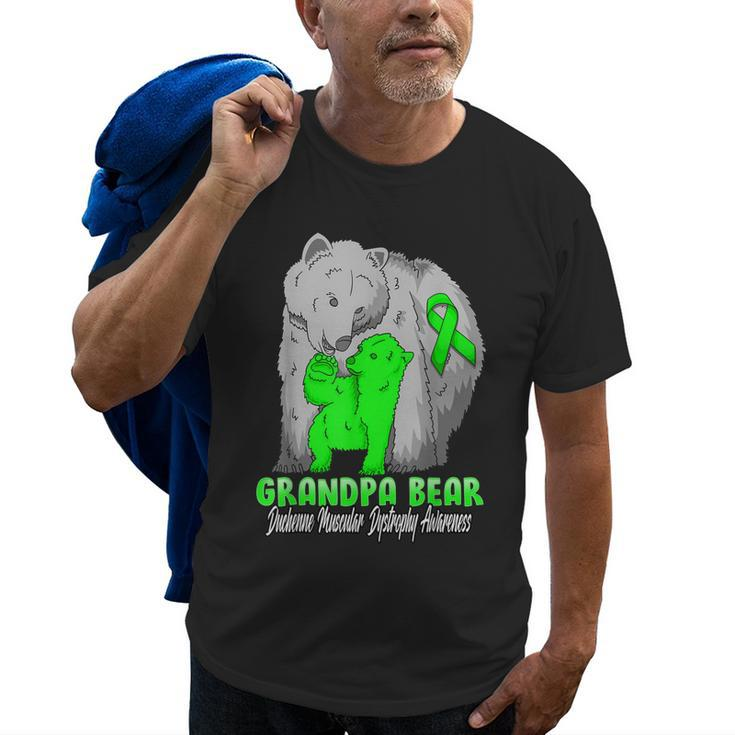 Duchenne Muscular Dystrophy Child Awareness Grandpa Bear Sup Old Men T-shirt