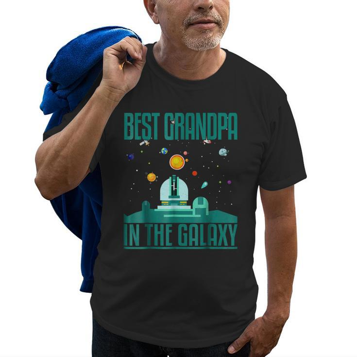 Funny Best Grandpa In The Galaxy  For Granddad Old Men T-shirt